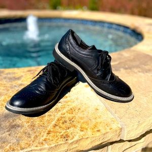 Kenneth Cole Reaction Men Size 6 Black Dress Casual Shoes